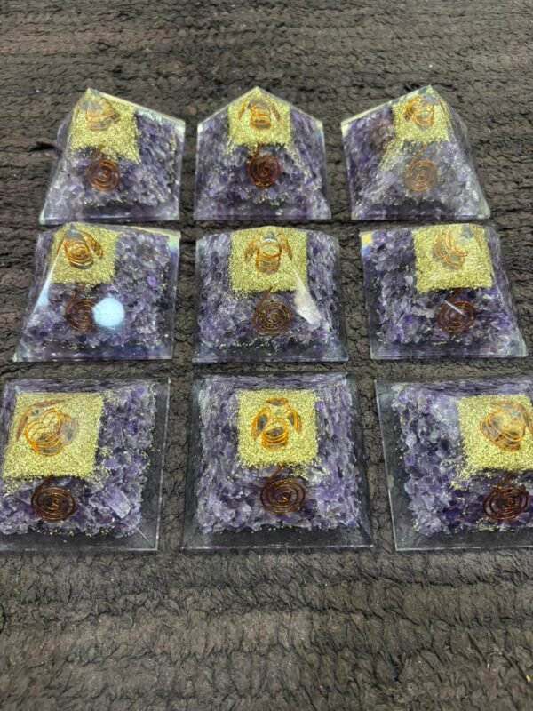 Amethyst pyramid