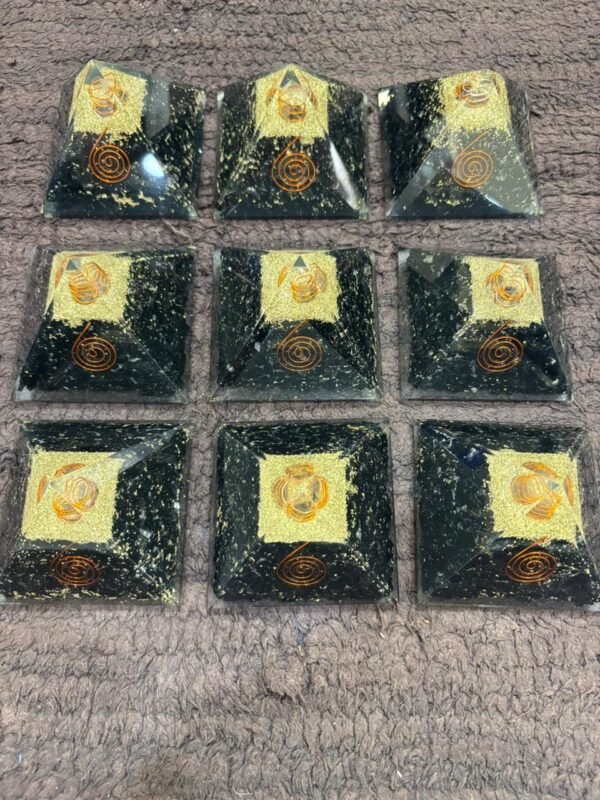 Black Tourmuline pyramid